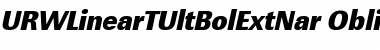 Download URWLinearTUltBolExtNar Font