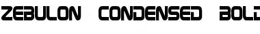 Download Zebulon Condensed Bold Font