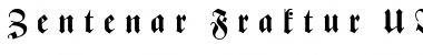 Download Zentenar Fraktur UNZ1L Bold Italic Font