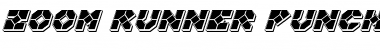 Download Zoom Runner Punch Italic Italic Font