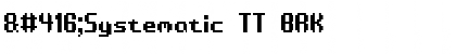 Download ƠSystematic TT BRK Regular Font Title Preview