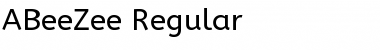 Download ABeeZee Regular Font Title Preview
