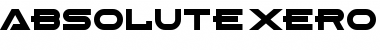 Download Absolute Xero Regular Font Title Preview
