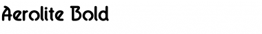 Download Aerolite Bold Regular Font Title Preview