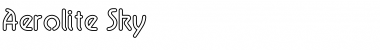 Download Aerolite Sky Regular Font Title Preview