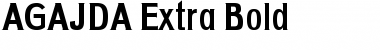 Download AGAJDA Extra-Bold Font Title Preview