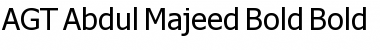 Download AGT Abdul Majeed Bold Bold Font Title Preview