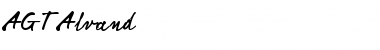 Download AGT Alvand Regular Font Title Preview