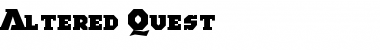 Download Altered Quest Regular Font Title Preview