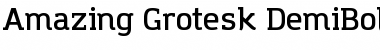 Download Amazing Grotesk DemiBold Font Title Preview