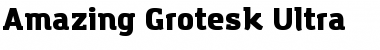 Download Amazing Grotesk Ultra Font Title Preview