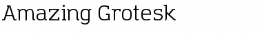 Download Amazing Grotesk Regular Font Title Preview