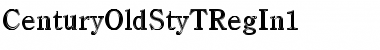 Download CenturyOldStyTRegIn1 Regular Font Title Preview