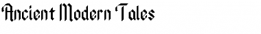 Download Ancient Modern Tales Regular Font Title Preview