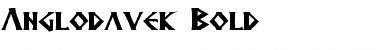 Download Anglodavek Bold Font Title Preview