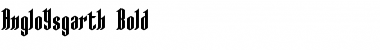 Download AngloYsgarth Bold Font Title Preview