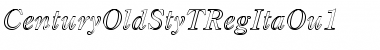 Download CenturyOldStyTRegItaOu1 Regular Font Title Preview