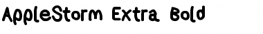 Download AppleStorm Xbd Font Title Preview