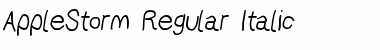 Download AppleStorm Ita Font Title Preview