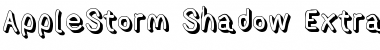 Download AppleStorm ShdXbd Font Title Preview