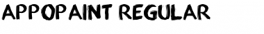 Download appo paint Regular Font Title Preview