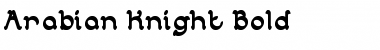 Download ARABIAN KNIGHT Bold Font Title Preview