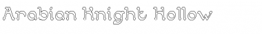 Download ARABIAN KNIGHT-Hollow Regular Font Title Preview