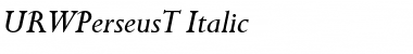 Download URWPerseusT Italic Font