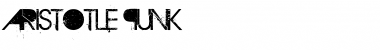 Download Aristotle Punk Regular Font Title Preview