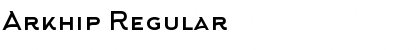 Download Arkhip Regular Font Title Preview
