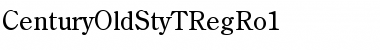 Download CenturyOldStyTRegRo1 Regular Font Title Preview