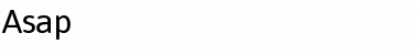 Download Asap Regular Font Title Preview