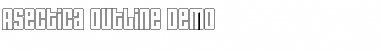 Download Asectica Outline Demo Regular Font Title Preview