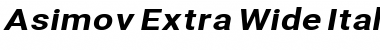 Download Asimov XWidIt Font Title Preview