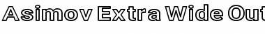 Download Asimov XWidOu Font Title Preview