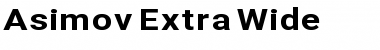Download Asimov XWid Font Title Preview