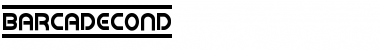 Download Barcade Condensed Condensed Font Title Preview