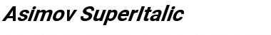 Download Asimov SuIt Font Title Preview