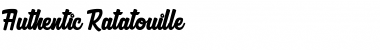 Download Authentic Ratatouille Regular Font Title Preview
