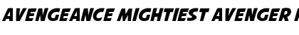 Download Avengeance Mightiest Avenger Regular Font Title Preview