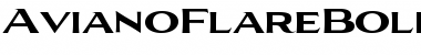 Download Aviano Flare Bold Bold Font Title Preview