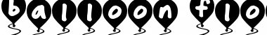 Download Balloon Floats Regular Font Title Preview