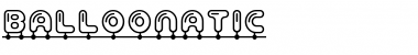 Download Balloonatic Regular Font Title Preview