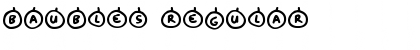 Download Baubles Regular Font Title Preview