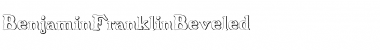 Download BenjaminFranklin Beveled Regular Font Title Preview