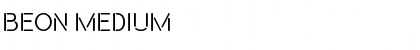 Download Beon Medium Font Title Preview
