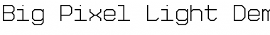 Download Big Pixel Light Demo Regular Font Title Preview