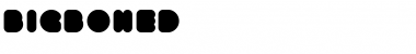 Big Boned Regular Font Title Preview Big Boned Regular Font Title Preview