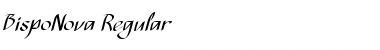Download Bispo Nova Regular Font Title Preview