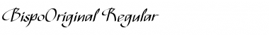 Download Bispo Original Regular Font Title Preview